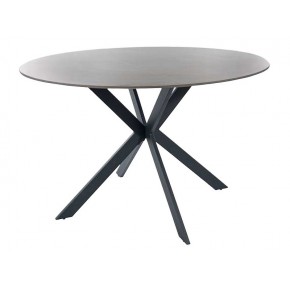 Стол обеденный SIGNAL TALIA серый/черный 120